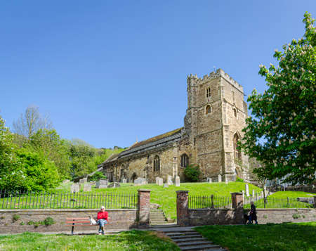 May 2015, Hastings, East Sussex, UK -  All Saints church in the Old Town of Hastings, East Sussex,...
