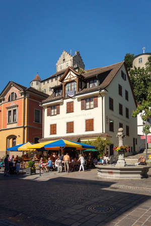 Meersburg, Germany, September 2016 - Historic buildings in the city of Meersburg, Germany