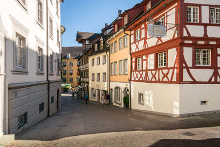 Meersburg, Germany, September 2016 - Historic buildings in the city of Meersburg, Germany