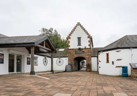 The Blacksmiths Shop wedding venue in the village of Gretna Green, Scotland, UKのeditorial素材