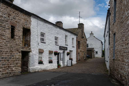 Street view of the village of Dent in the Yorkshire Dales, UK