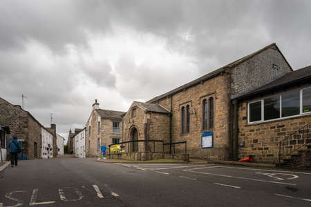 Street view of the village of Dent in the Yorkshire Dales, UK