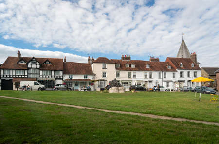 Buildings in the village of Westerham, Kent, UKのeditorial素材