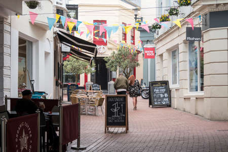 The Lanes in Brighton, East Sussex, UK