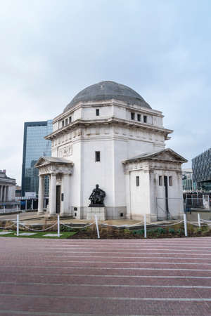Birmingham, UK, November 2018 - Hall of Memory, war memorial in the city of Birmingham, UKのeditorial素材