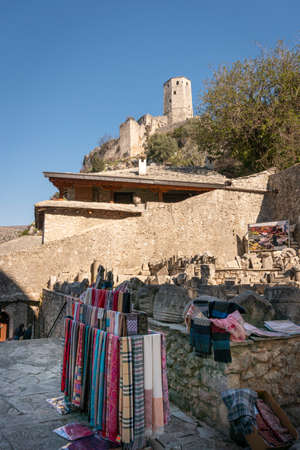 Pocitelj medieval village in the Capljina municipality in Bosnia and Herzegovinaのeditorial素材
