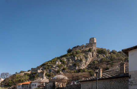 Pocitelj medieval village in the Capljina municipality in Bosnia and Herzegovinaのeditorial素材