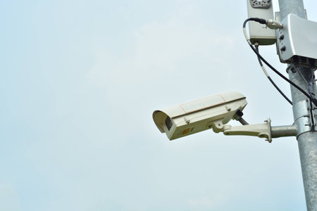 A photo camera to the safety of life and property of people.