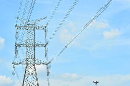 Photos of high voltage poles