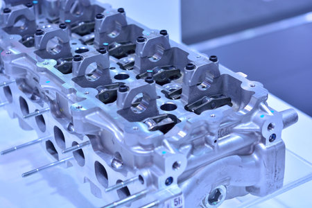 Closeup Engine cover.の写真素材