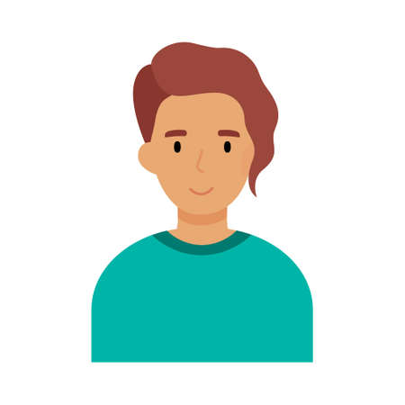 Avatar young modern girl short haircutのイラスト素材