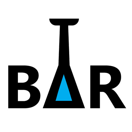 bar badge label illustrationのイラスト素材