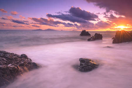 Sunset momentumの写真素材