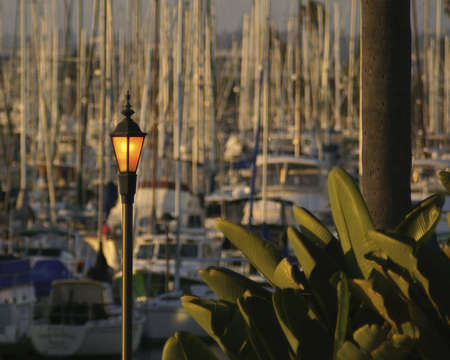 San Diego Californiia Sailing on the Bayの写真素材