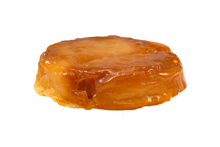 APPLE TARTE TATIN ISOLATED ON WITH BACKGROUNDの写真素材