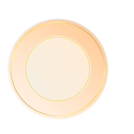 Realistic illustration plateのイラスト素材