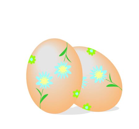 Realistic illustration easter egg'sのイラスト素材