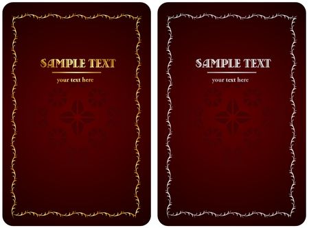 illustration of royal vintage templateのイラスト素材