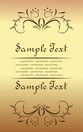 luxury card or invitationのイラスト素材