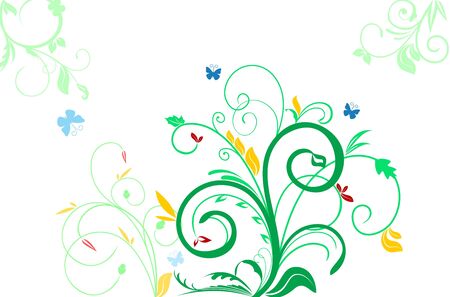 Floral decorative background for holiday%uFFFDs card. のイラスト素材