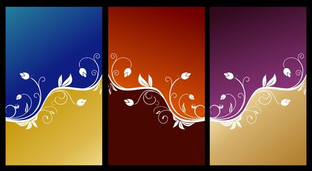 Floral background with copy space のイラスト素材