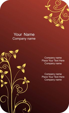 Illustration of template card company label with nameのイラスト素材
