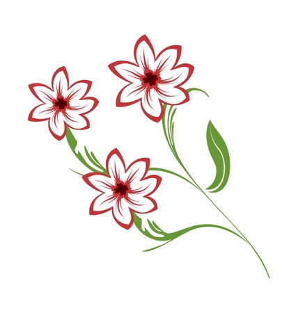 Illustration bouquet of flowers のイラスト素材