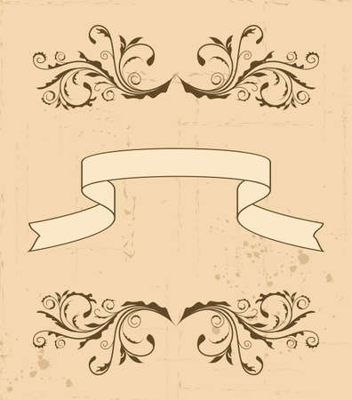 Illustration the retro vintage element for designのイラスト素材