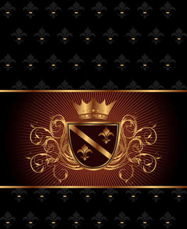 Illustration luxury vintage frame template - vectorの写真素材