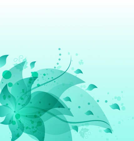 Illustration abstract vintage floral background with copy spaceのイラスト素材