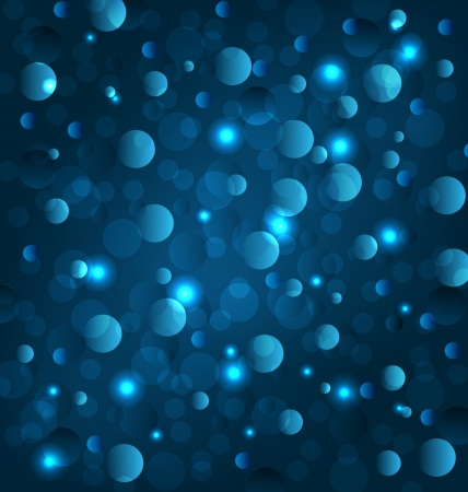 Illustration abstract dusk background with bokeh effect - vectorのイラスト素材