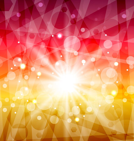 Illustration Abstract background with sun rays - vectorのイラスト素材