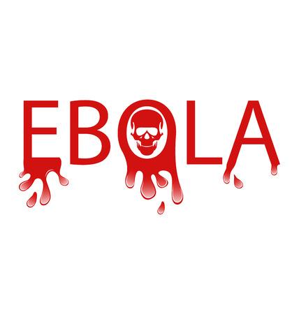 Illustration warning epidemic Ebola virusのイラスト素材