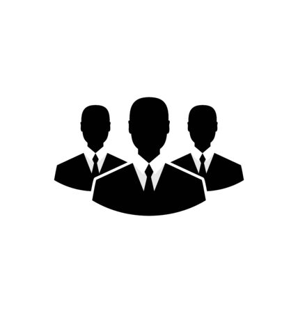 Illustration team icon, community business people - vectorのイラスト素材