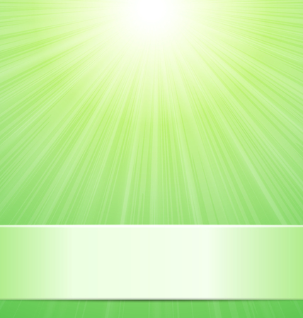 Nature Green Sunny Background with Place for Text - vectorのイラスト素材