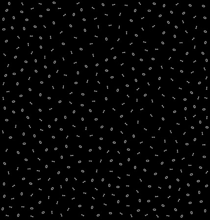 Seamless digit binary pattern hacker access black hole background - rasterの写真素材