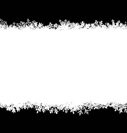 Illustration Winter Abstract Background with Snow. Christmas Snow Surface - Vectorのイラスト素材