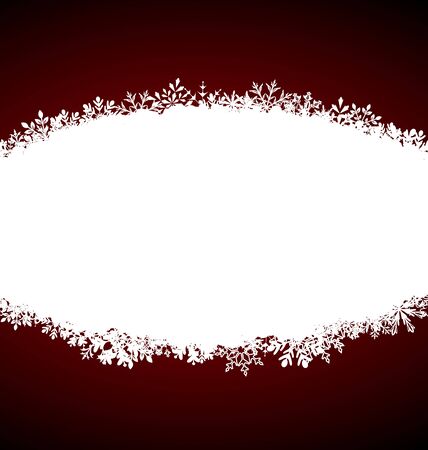 Illustration Winter Abstract Background with Snow. Christmas Snow Surface - Vectorのイラスト素材