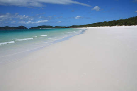 desolated white beachの写真素材