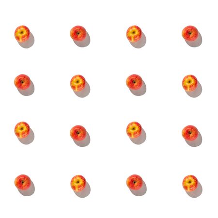 Set of apples on a white background isolate