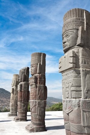 Tula - ancient capital of Toltecs, Mexicoの写真素材
