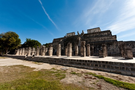 Ancient ruins of Maya, Mexico, Chichen Itzaの写真素材