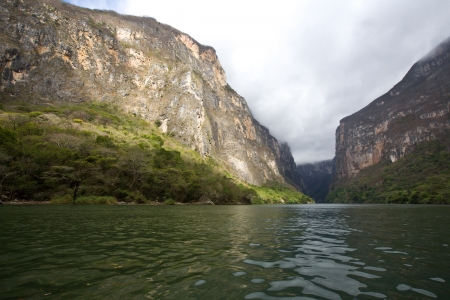 Famous canyon Sumidero in Mexicoの写真素材