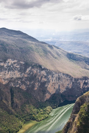 Famous canyon Sumidero in Mexicoの写真素材