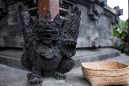 Bat cave  Goa Lawah  in Bali, Indonesia  Rain seasonの写真素材