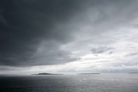 Beaches of Senggigi, Lombok, Indonesiaの写真素材