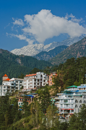 Dharamsala city view, Indiaのeditorial素材