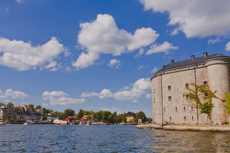 Vaxholm fortress, Stockholm archipelago, Swedenのeditorial素材