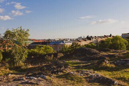 Stockholm- capital of Sweden, sity central view, north Europeの写真素材