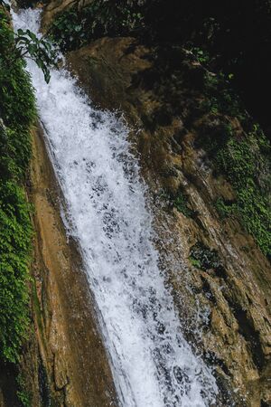 Neergarh Waterfall - famous tourist place near by Rishikesh, Indiaの写真素材
